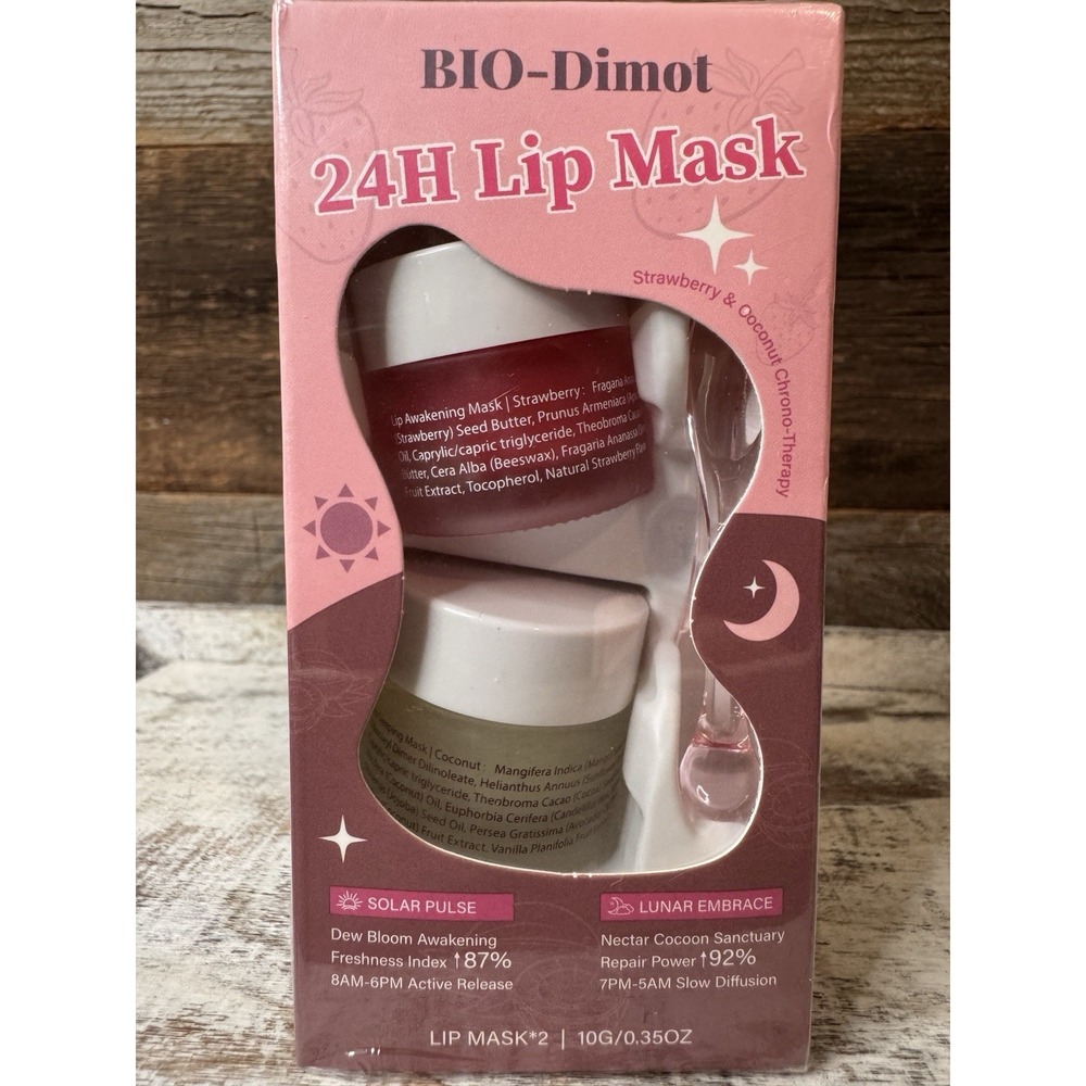 BIO-Dimot 24-Hour‎ Lip Mask Strawberry & Coconut Chrono-Therapy